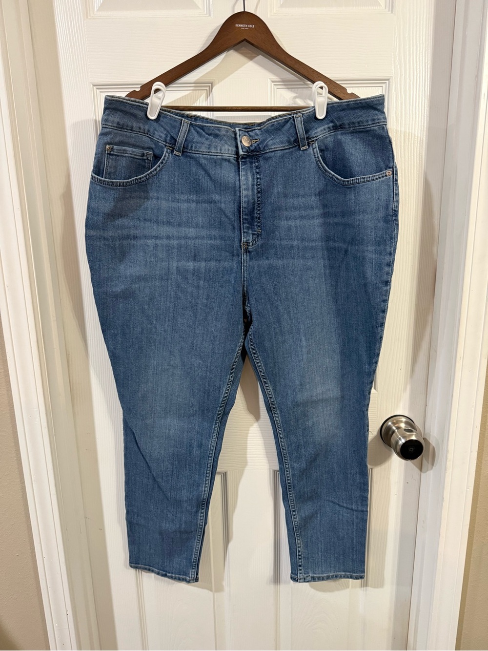 Lee Women’s Plus Size 24WP 24W Short Petite Denim Blue Jeans